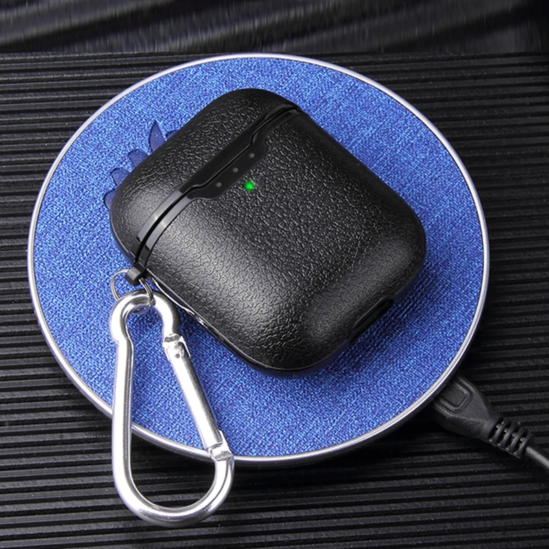Для AirPods Pro 3 чехол Роскошная кожа личи/углеродное волокно силиконовый защитный чехол для Airpods 2 AirPods 3 Bluetooth чехол для наушников