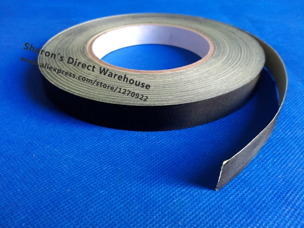 (5mm~60mm width Choose) Black Acetate Cloth Single Adhesive Tape Insulate for Motor Coil Wire LCD, Black Fabric&Glue 30M