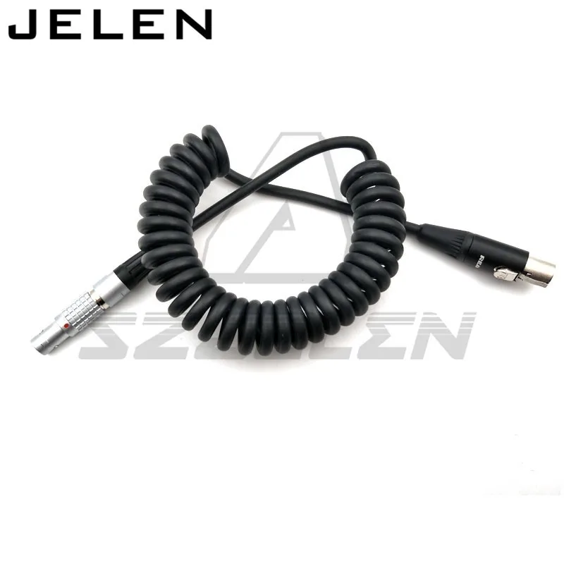 FGG 0B 2pin штекер для mini XLR штекер 4 pin, TVlogic монитор линия питания, ARRI камеры монитор 12V кабель питания для монитора