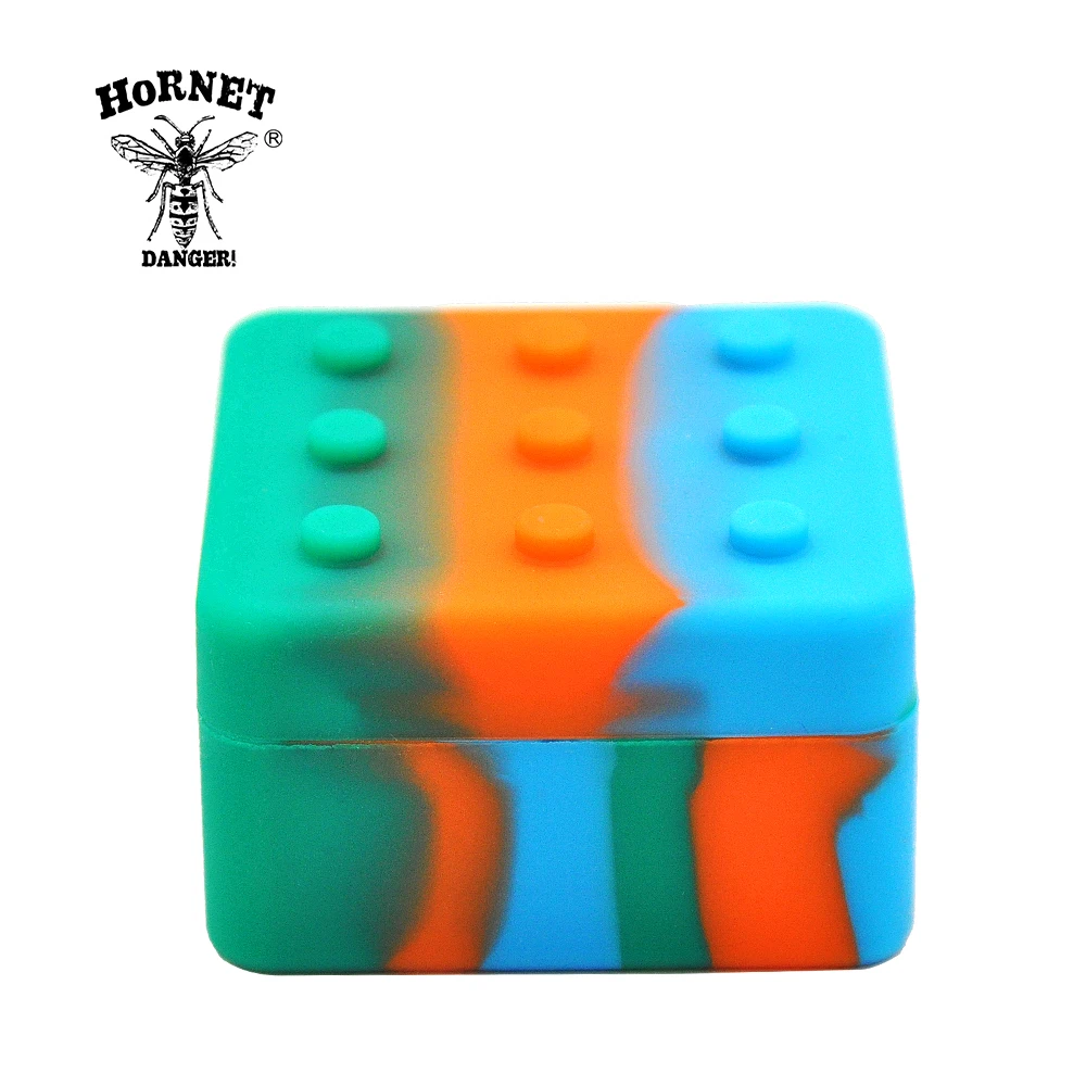 1 шт Индивидуальная квадратная силиконовая банка для хранения Кубики контейнер