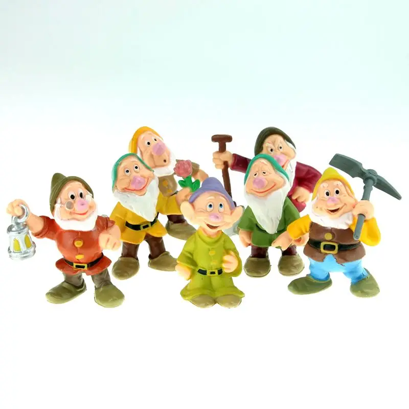 Игрушки Disney 8 шт./компл. 6 10 см Белоснежка и семь карликов экшн фигурка модель