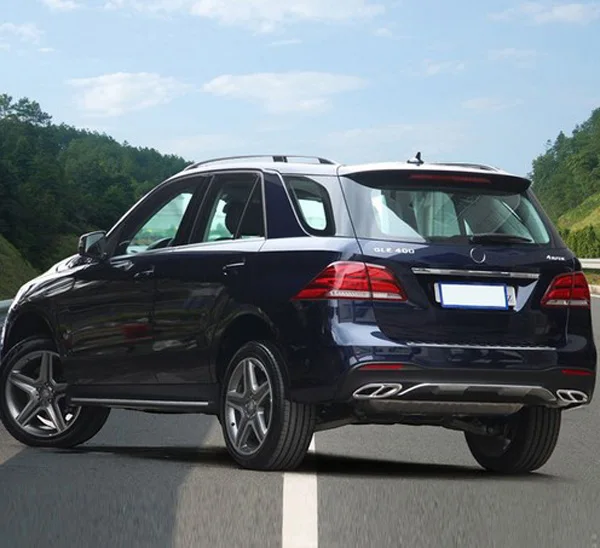 Автомобильная AMG выхлопная накладка выходы задняя рамка отделка для Mercedes Benz GLE W166