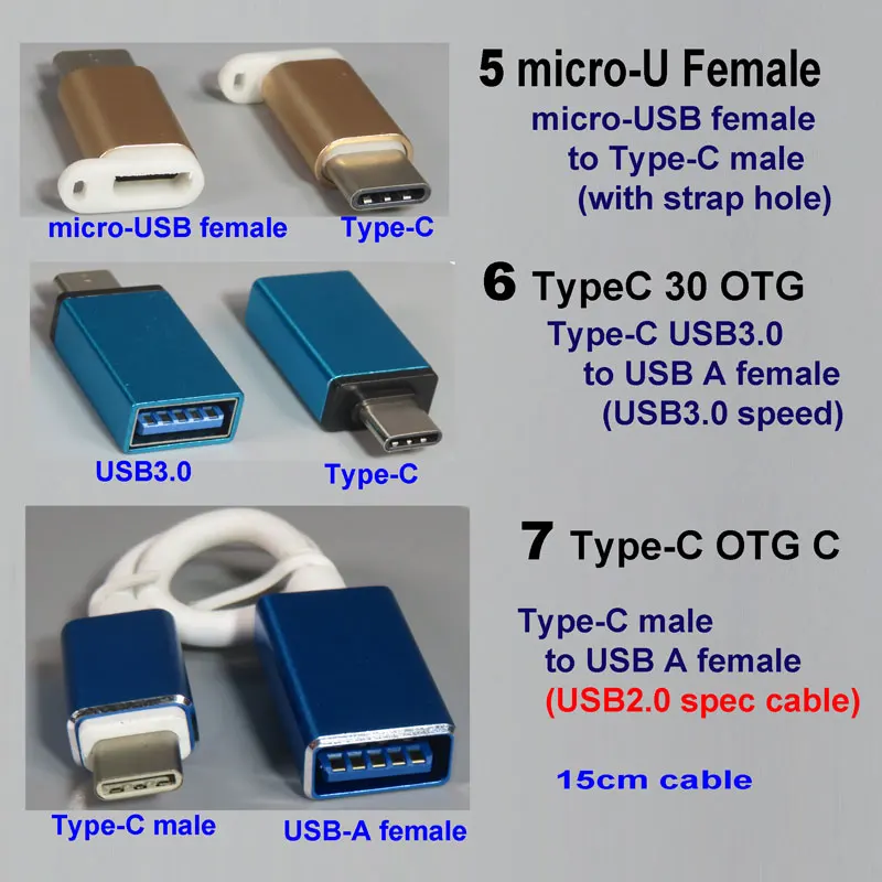 Переходник USB Type-C/micro-USB (гнездо-штекер) WAKEWO | Электроника