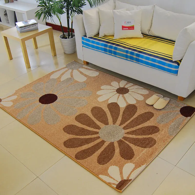 Качество кривой пряжи ковер журнальный столик диван коврики модные деревенские