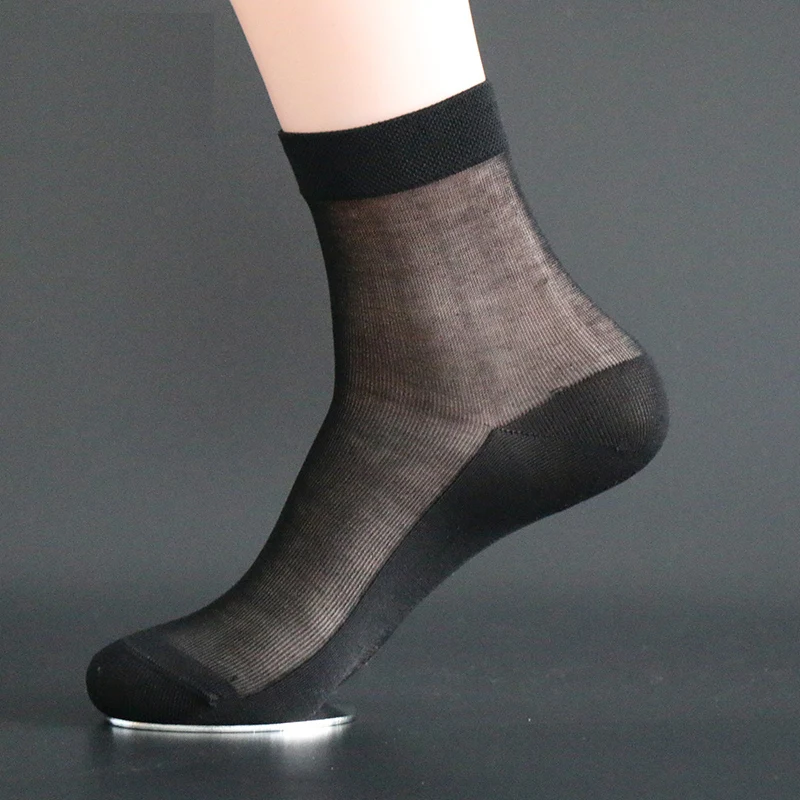 5 пар/лот 2020 летние мужские черные/белые однотонные носки из меха хлопковые