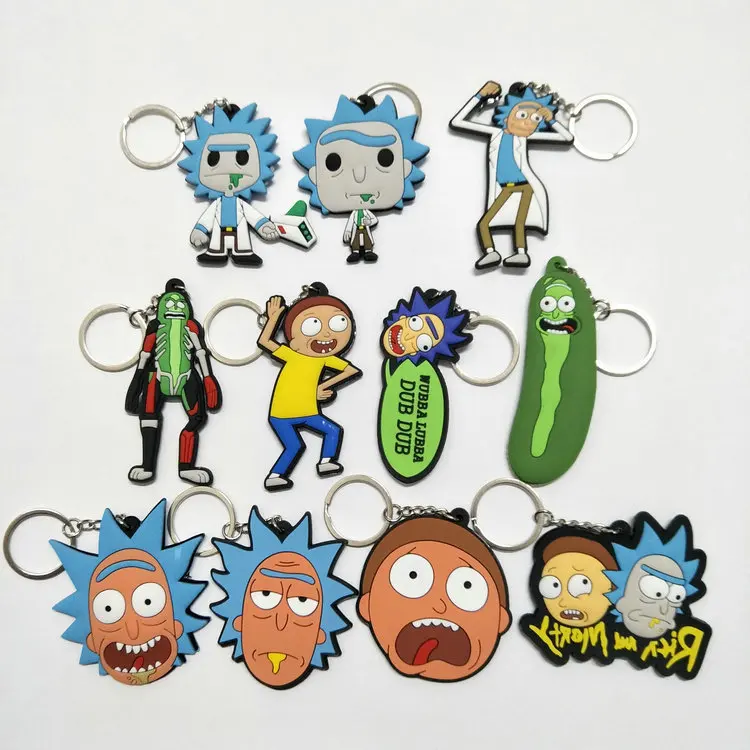 Рик и Морти пикле Совет рикса MEESEEKS металлическая ий Брелок с подвеской Украшение