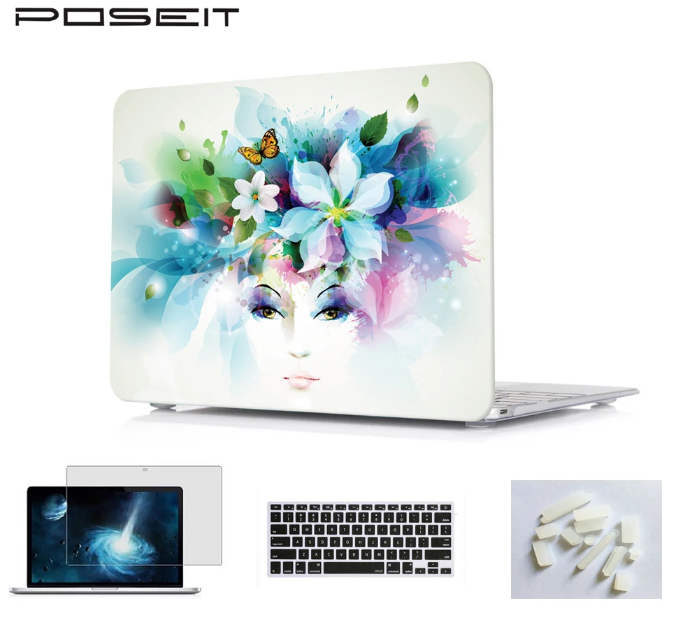 Пластиковый жесткий чехол с принтом для Macbook Air Pro Retina Touch Bar 2020 New 13 A2251 A2289 11 12 15 16 inchs