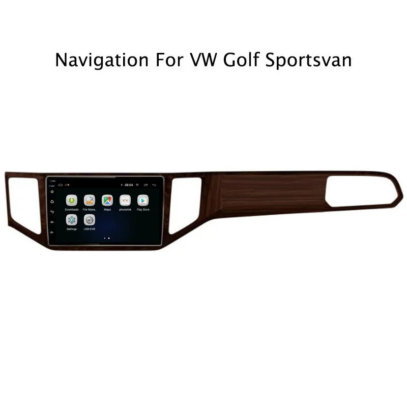 Ectwodvd Android 8 1 автомобильный DVD плеер gps навигации для VW спортивный фургон Golf 2016 2017 2018