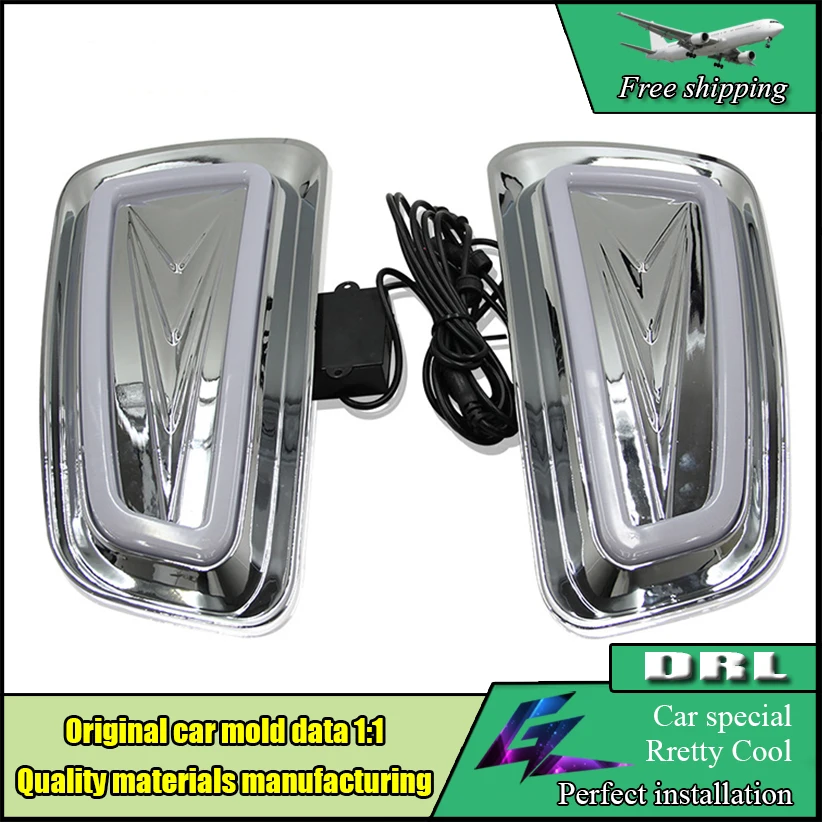 Auto Car LED Daytime Running Lights For Ford Raptor F150 DRL 2009-2014 White style Turn Signal Yellow Fog Light Lamp cover | Автомобили и