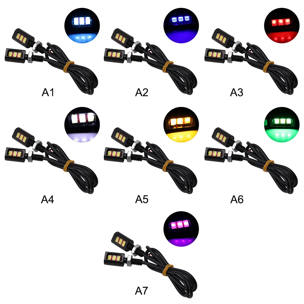 2 шт. 12V 3W болт 5630 3SMD 3 светодиодный светильник s для автомобилей мотоциклов