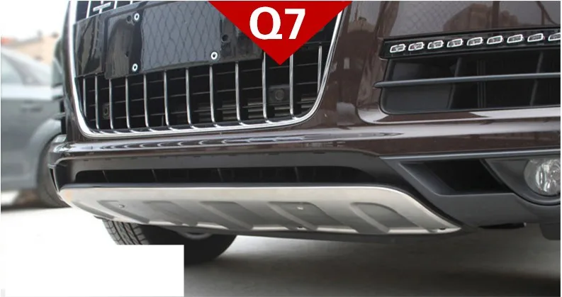 Бампер из нержавеющей стали для Audi Q7 2010.2011.2012.2013.2014.2015 передние и задние