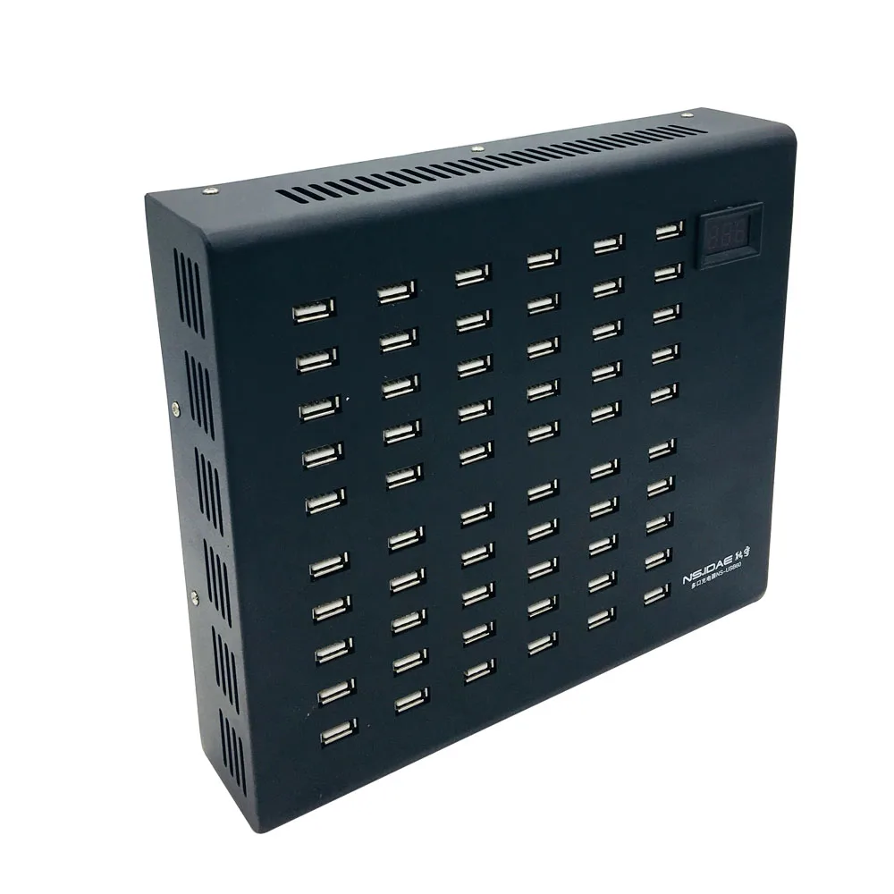 

USB Charging Station, 600W 60 Ports USB Power Station,Multi Port USB Wall Charger Adapter for Hotel School Shopping malls
