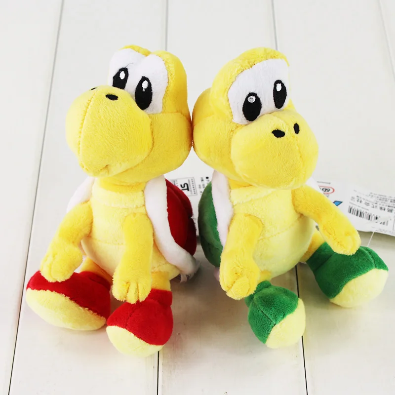 2 шт./лот 16 см Милая черепаха Koopa плюшевая кукла Горячая игра мягкая игрушка