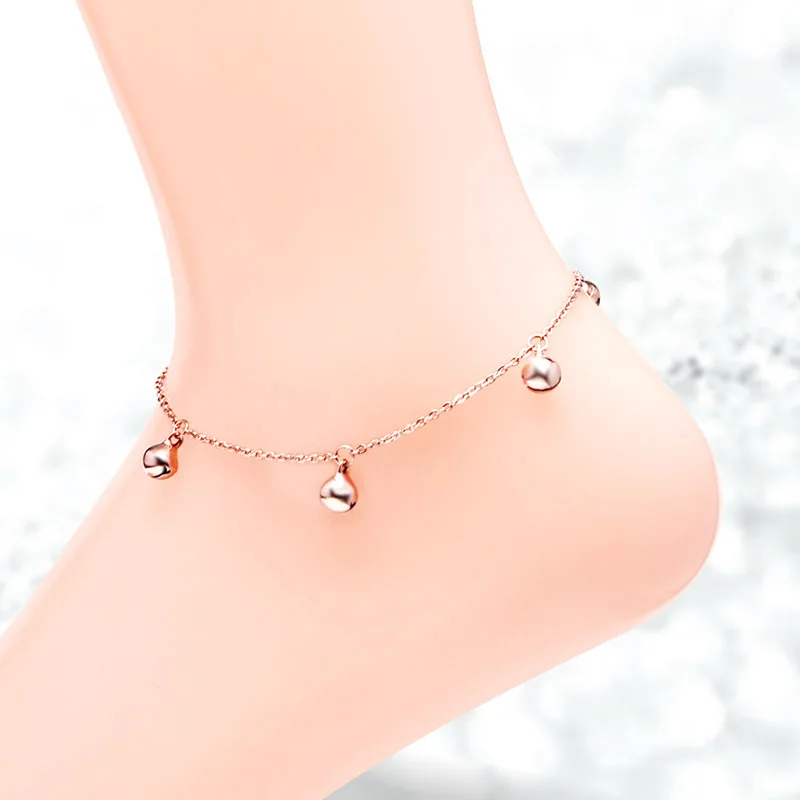 Женские ножные браслеты Martick круглые 7 колокольчиков в европейском стиле милые