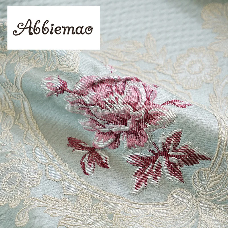 Abbiemao European Styke Jacquard Embossment High Shade Curtains For Living Room Bedroom Study Window Treatments Blackout Curtain | Дом и сад