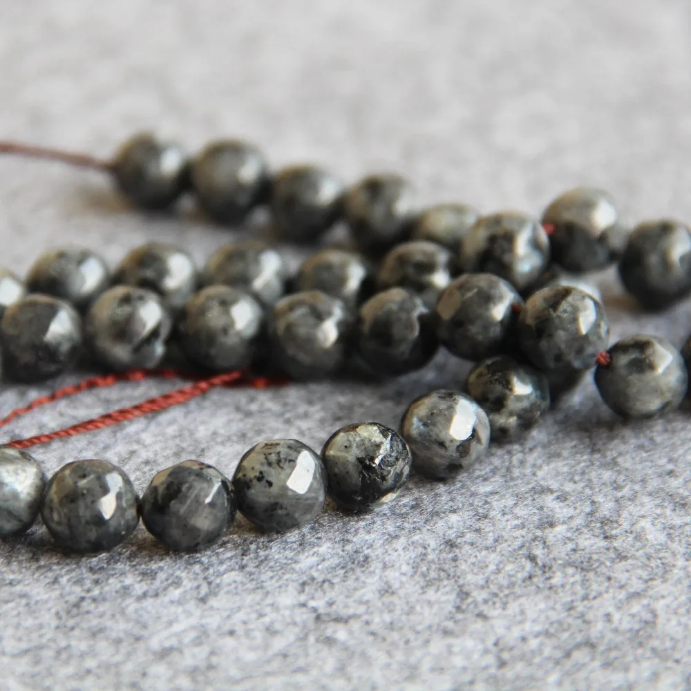 Бусины из натурального индийского Лабрадорита 10 мм для ожерелья и браслета