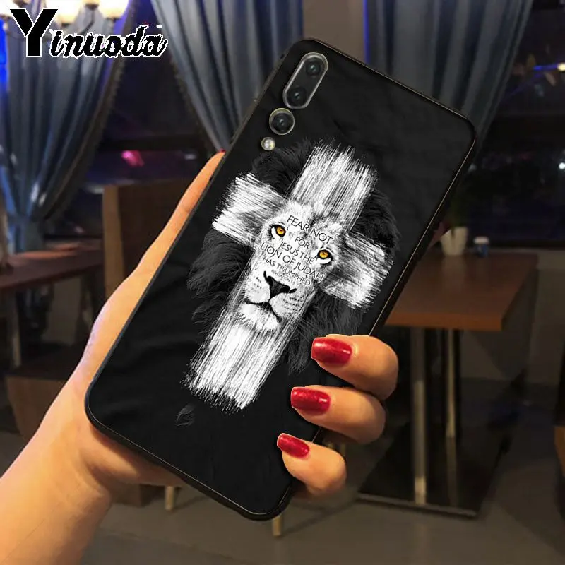 Чехол для телефона Yinuoda Bible Иисус Христос христианский крест дизайн Huawei P20pro mate10 p9