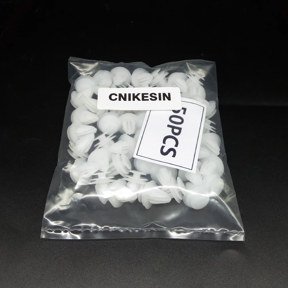 CNIKESIN 1 шт. 10 мм Универсальный Пластик заклепки застежка двери автомобиля отделкой - Фото №1