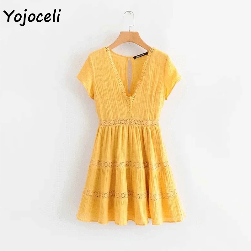 Cuelly boho пляжное кружевное лоскутное Открытое платье 2019 летнее приталенное