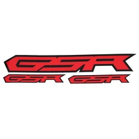 motorcycle reflective rectification logo affixed with fairing for suzuki gsr g sr