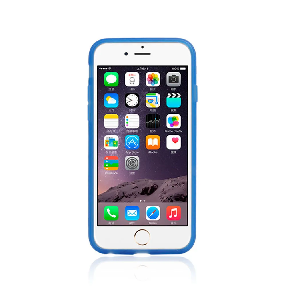Новинка 2017 года для iphone 6S 4.7 дюймов прозрачный телефон держатель Стенд Мода TPU + PC