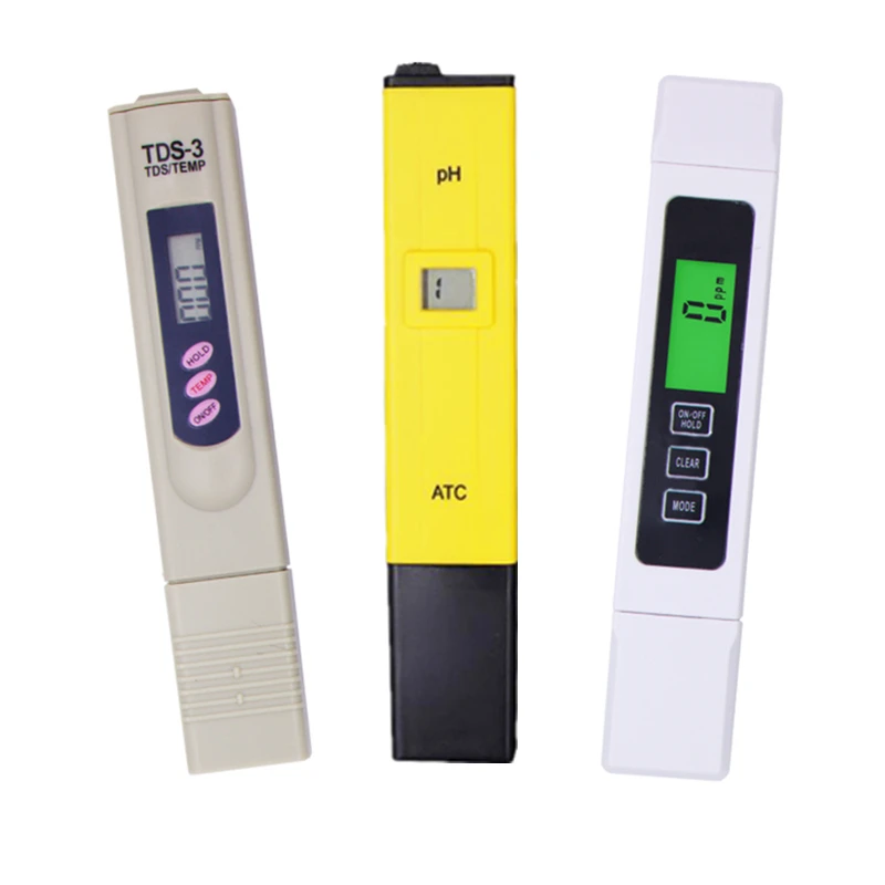 Портативный цифровой измеритель качества воды чистоты 3 шт./лот|tds meter|tester tdswater ph