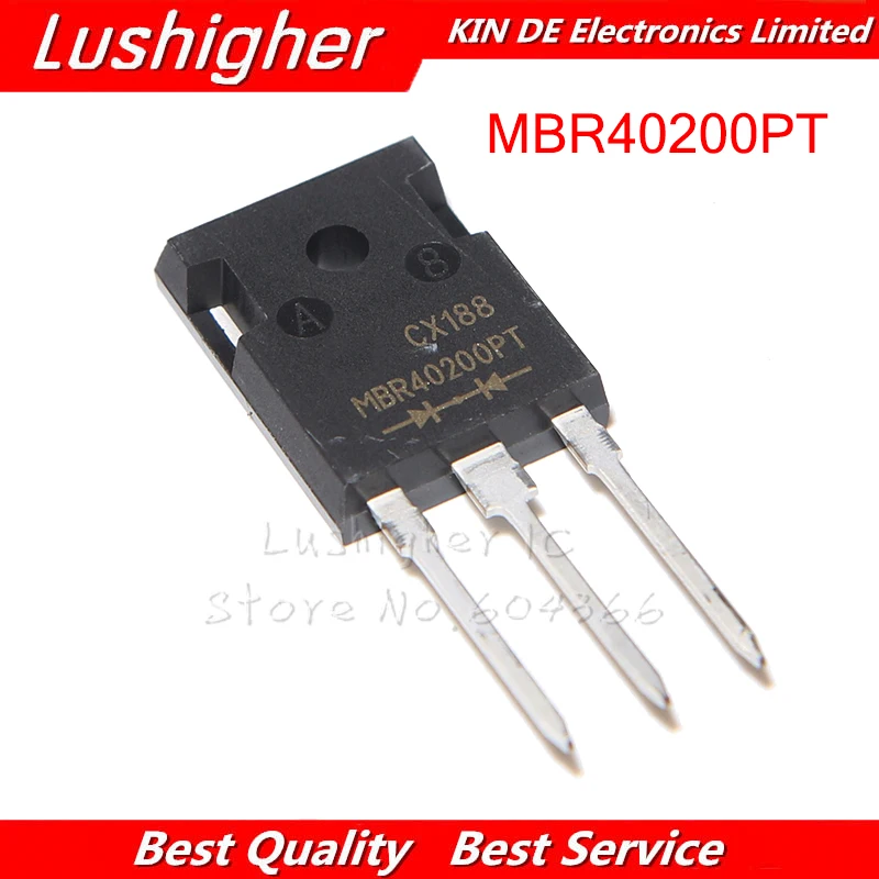 5 шт. MBR40200PT TO-247 MBR40200 TO247 диод Шоттки 40 А 200 в | Электронные компоненты и