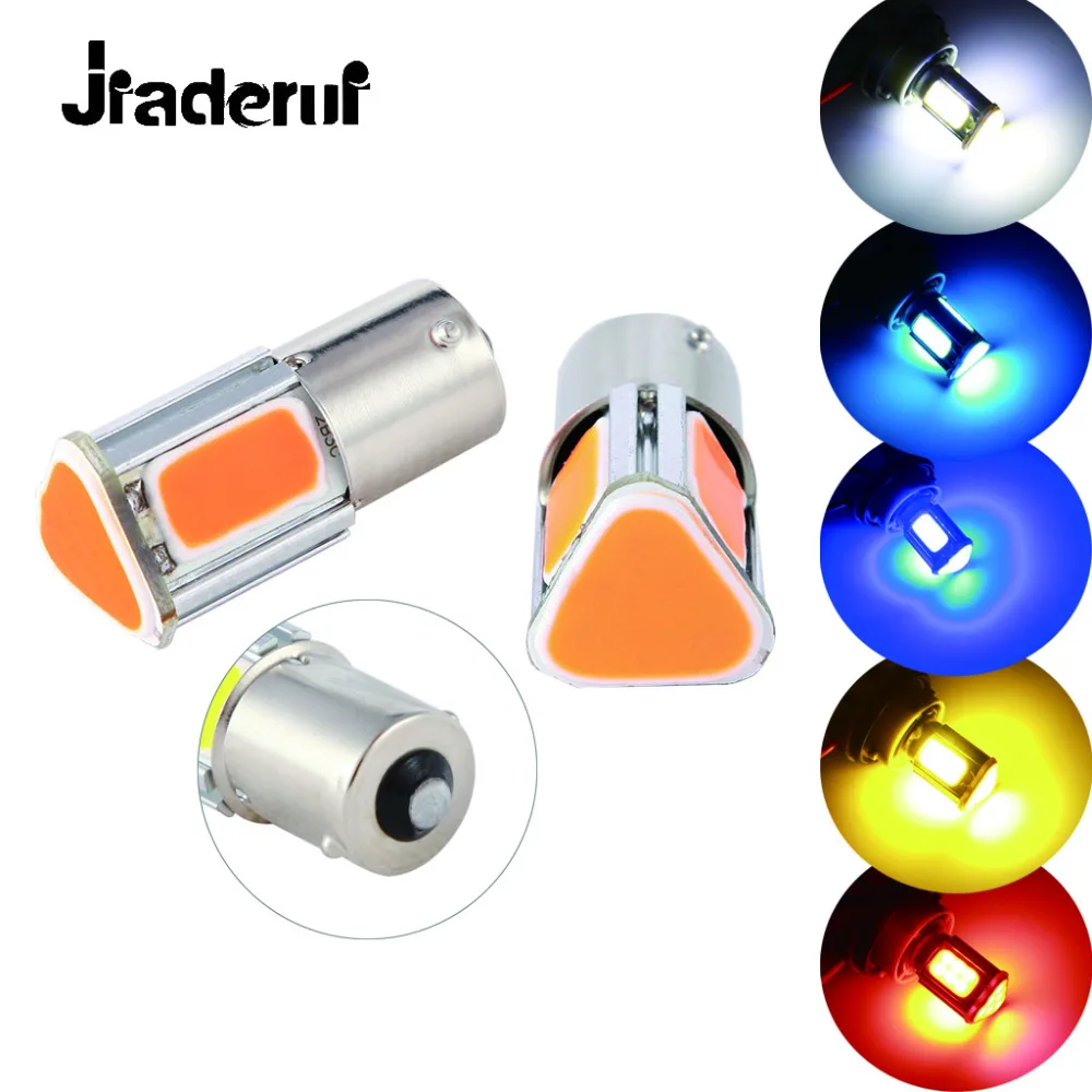 Jiaderui практичный светодиод 1 шт. P21/5 Вт 1156 1157 p21w bay15d ba15s LED COB 12V сигнал поворота