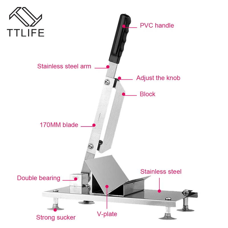 TTLIFE бытовая ручная мясорубка ягненок говядина Мясорубка замороженное мясо