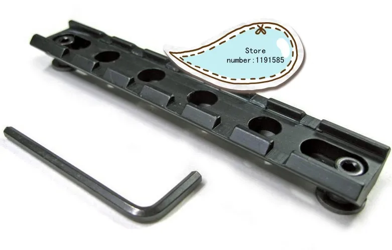 

10pcs/lot Picatinny RIS 20mm Standard Weaver Rail Scope Mount Base Plane Bottom