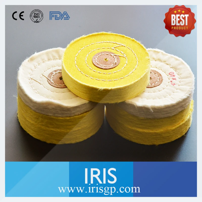 10 шт./Лот 100% чистый хлопок красота белая желтая блестящая полировка Буры