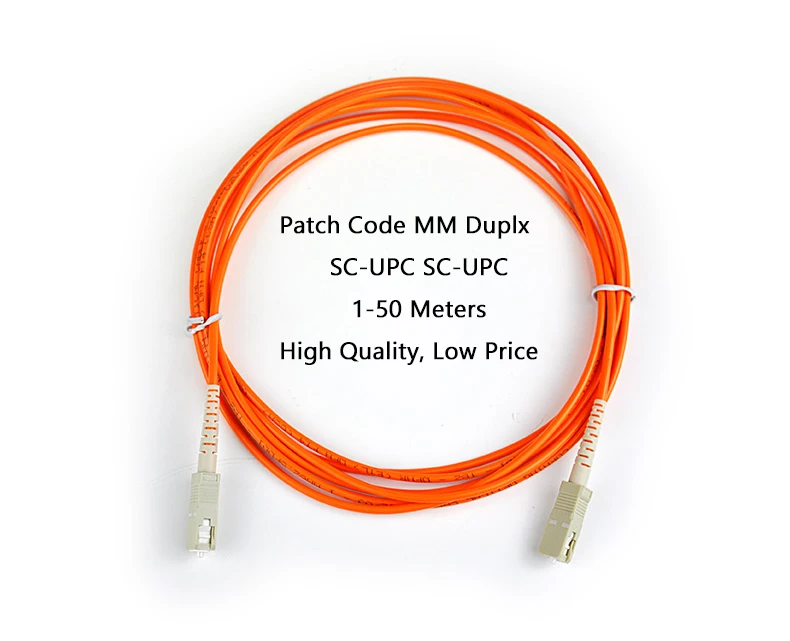 

10PCS/Pack SC/UPC-SC/UPC Muliti mode MM Simplex Fiber Optical Jumper Fiber Optic Patch Cord 1m/3m/5m/10m/30m/50m