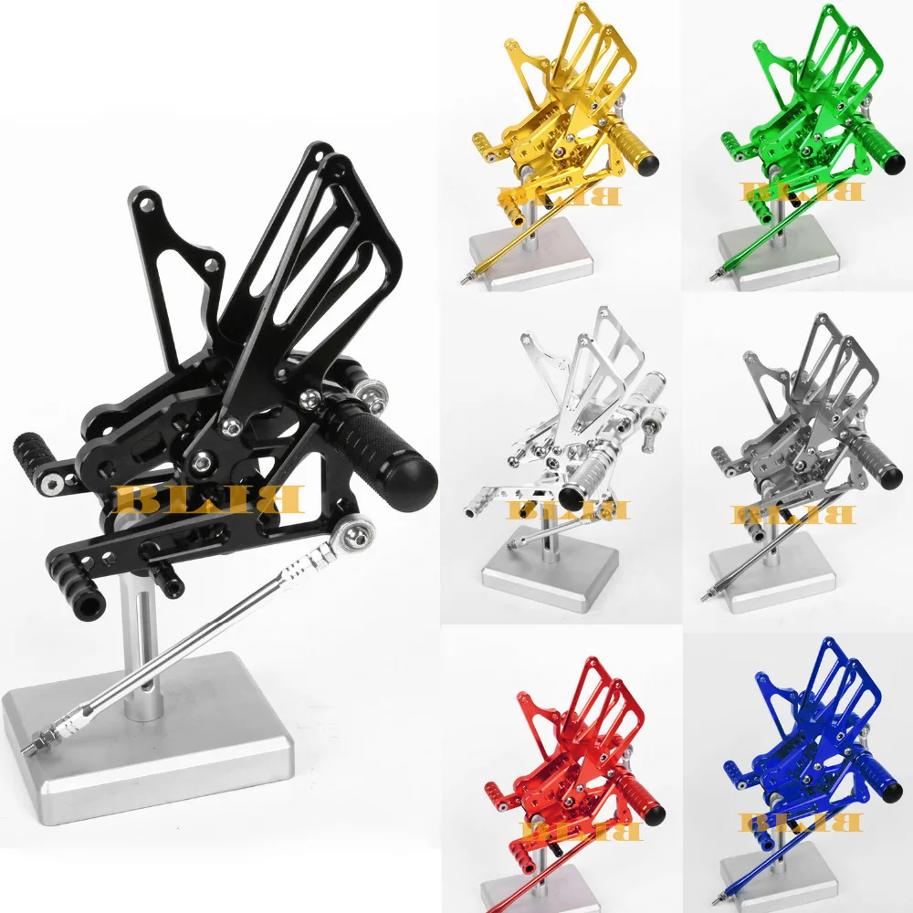 

For Suzuki GSXR 1000 GSXR1000 2007-2008 CNC Foot Pegs Rearsets Rear Sets Brake Shift Motorcycle 8 Color Hot Sale High-quality