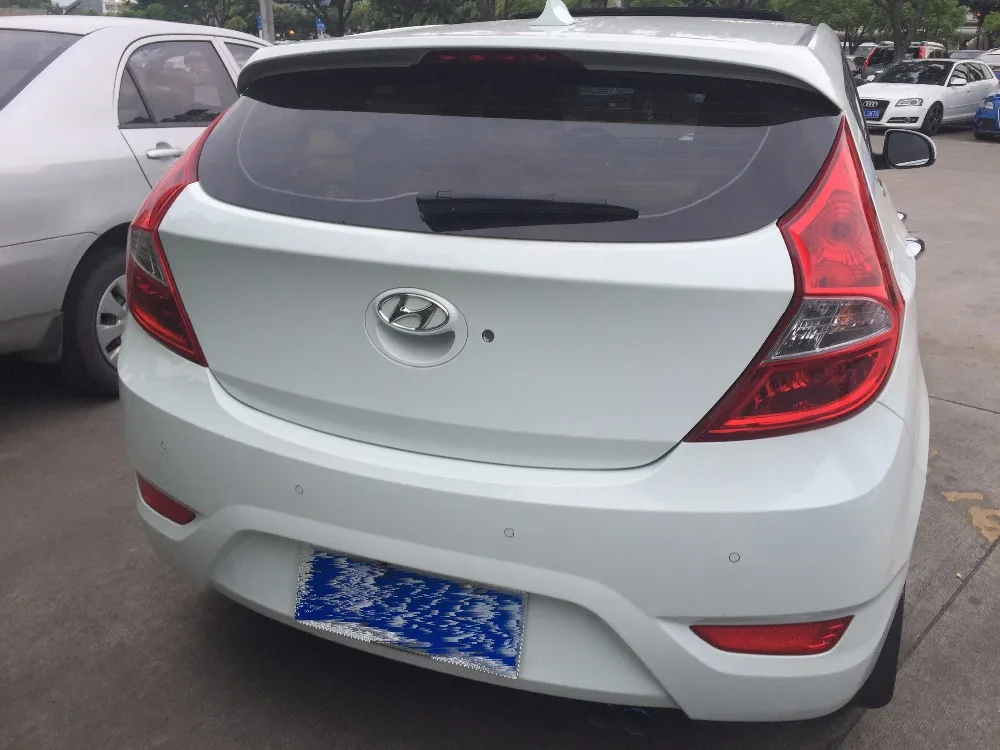 Используется для hyundai elantra спойлер 2016 2018 модель высокого качества ABS Материал