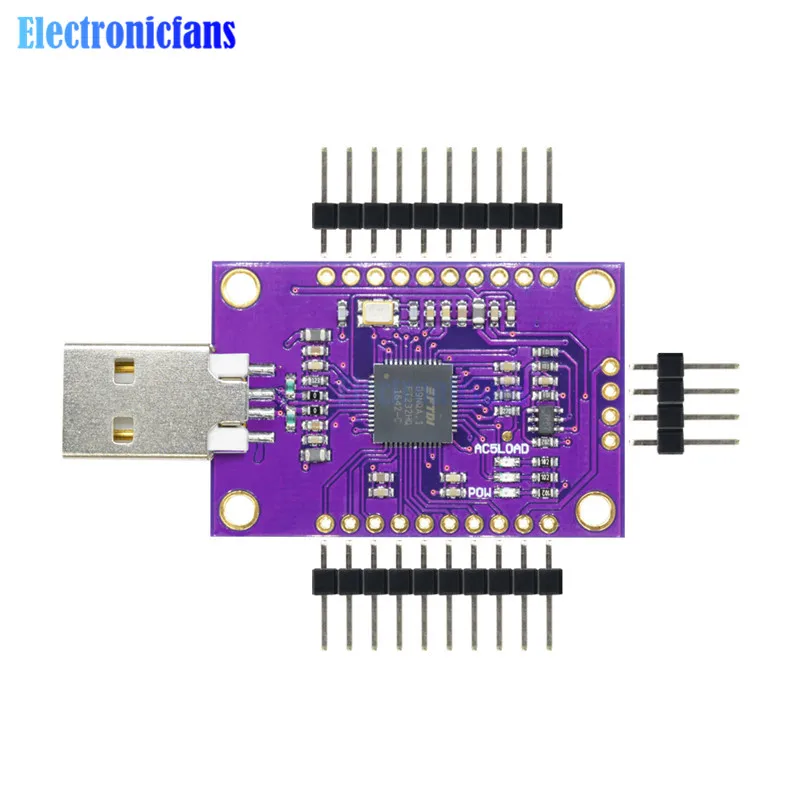 CJMCU FT232H одноканальный высокоскоростной USB 2 0 для JTAG UART FIFO SPI IIC I2C серийный
