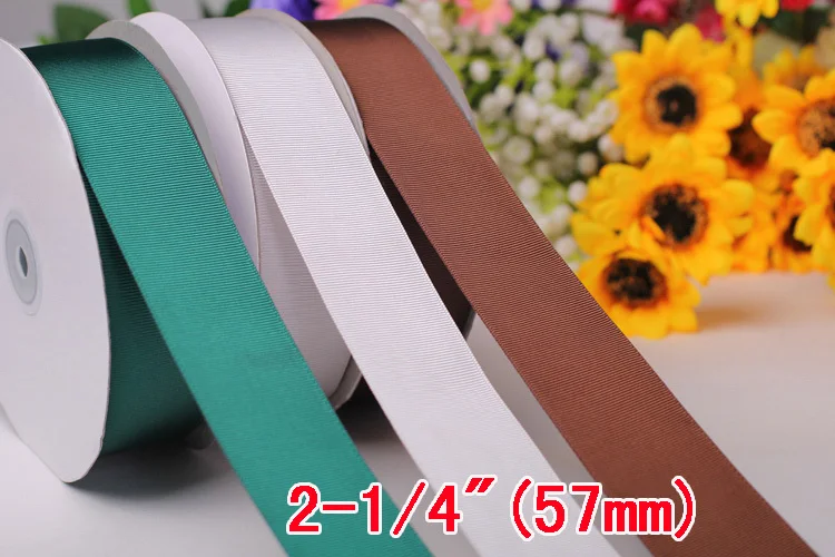 2 1/4&quot 57mm) Бренд Сплошной цвет Корсажная лента и подарочные ленты для ремесла