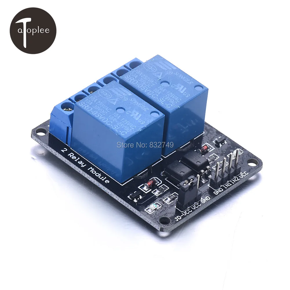 1 шт. 5 в двухканальный релейный модуль для Arduino PIC ARM DSP AVR прочный канал