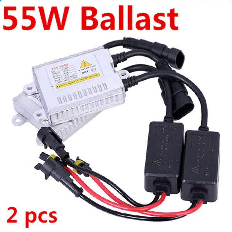 

2pcs/Pair ballast 55w dc or Car Headlights Hid Xenon Kit Conversion H1 H3 H7 H8 H9 H11 9005 9006