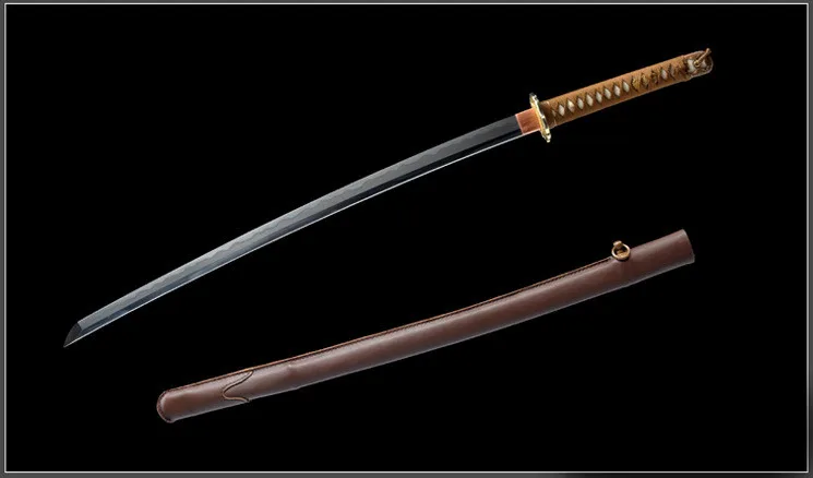 Японский военный меч ручной работы 98 Тип Saber Katana ГЛИНА ЗАКАЛЕННОЕ стальное лезвие