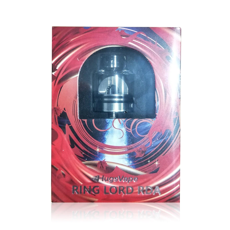 Распродажа оригинальный HugsVape Ring Lord RDA бак для вейпа 27 мм атомайзер Tornado airflow 510/Squomk