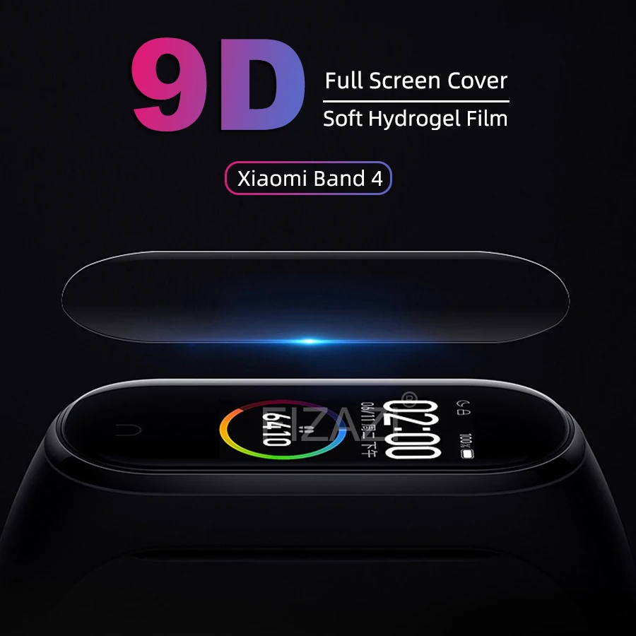 Mi Band 4 мягкая защитная пленка для экрана из ТПУ Xiaomi смарт браслет MiBand полностью