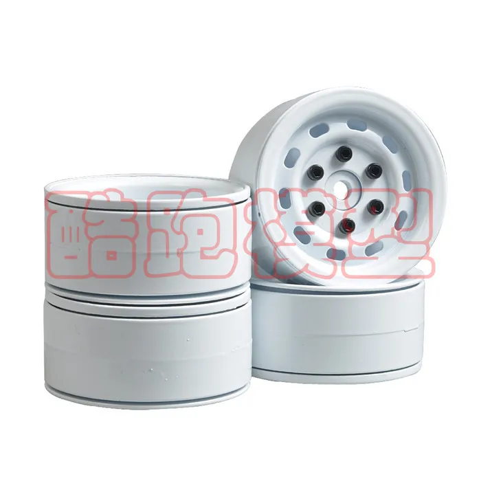 

4PCS Metal Beadlock 1.9 Wheel Rim for 1/10 RC Rock Crawler Traxxas TRX-4 TRX4 D90 D110 TF2 Axial SCX10 90046 Cra Part