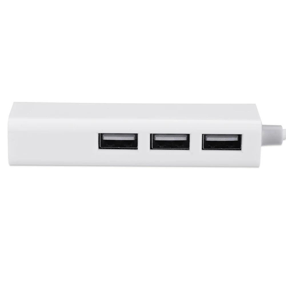 Хит продаж 2019 USB3.1 Type-C на 3 порта USB концентратор с RJ45 Lan адаптером для Apple Macbook DOY |