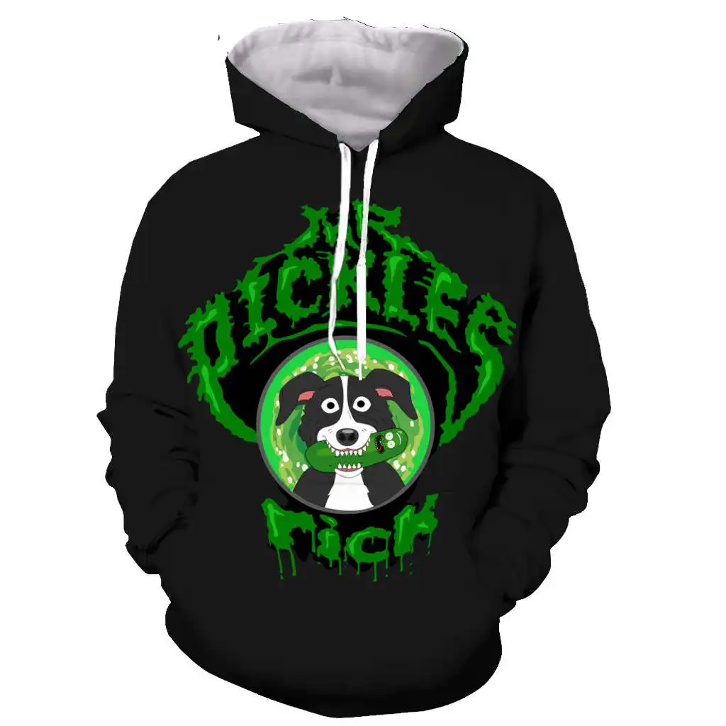 Мужская и Женская толстовка с капюшоном Mr Pickles 3D принтом модная графическая
