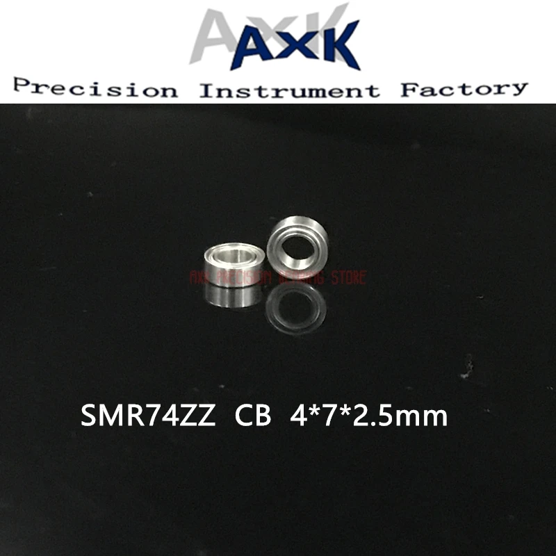 SMR74 ZZ ABEC5 4x7x2 5 мм smr74zz SI3N4 шарики гибридные керамические кольца из нержавеющей