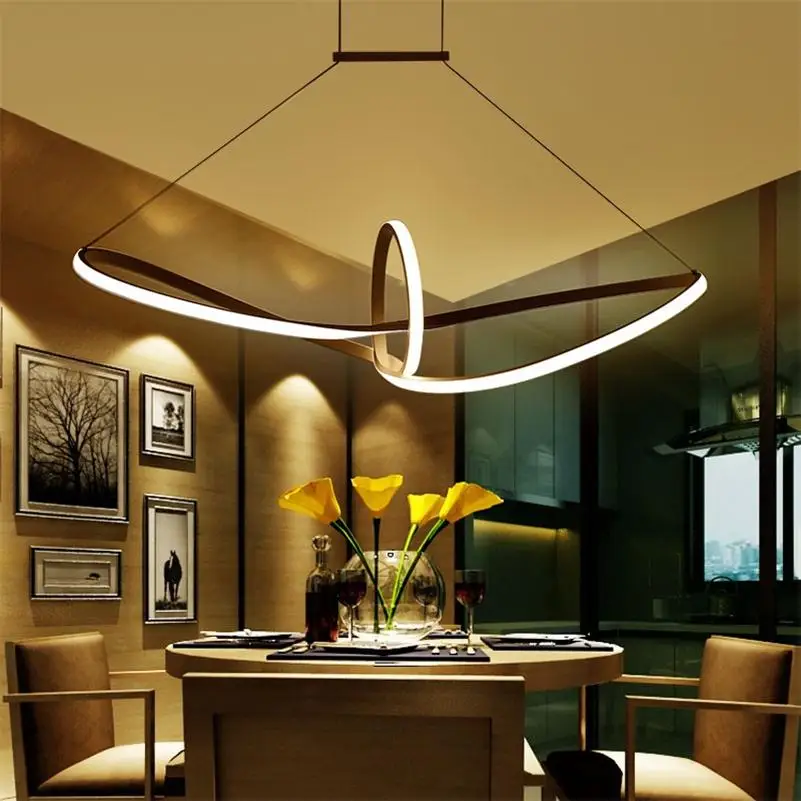 Алюминиевые подвесные светильники ресторан кафе Hanglamp минималистский Droplight