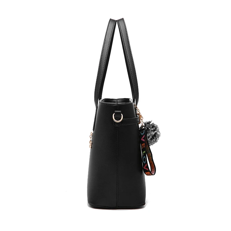 Aihyzm 2018 Women Pu Leather Handbags British Style Bags Famous Brands Hair ball Messenger | Багаж и сумки