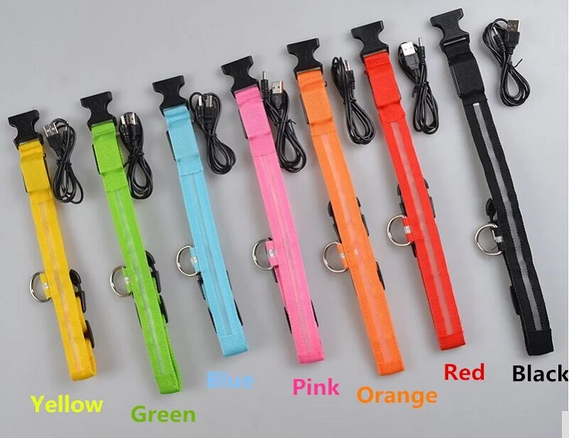 Светодиодный ошейник G49 для собак и кошек электрическое перезаряжаемое