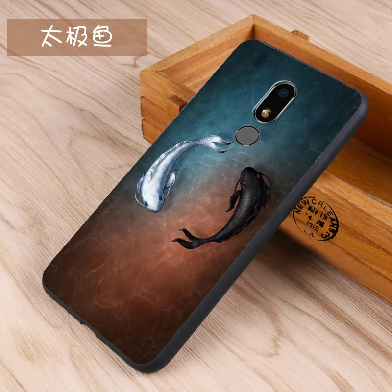 Meizu V8 Case Black Frame Cartoon Painted Soft TPU Back Cover For Pro #1016 |
