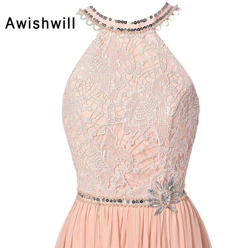 Настоящая фотография платье для выпускного вечера сексуальное шифоновое с